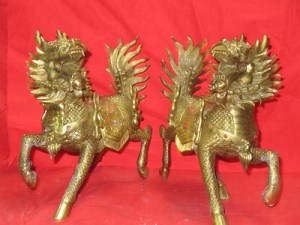 铜器工艺品-麒麟